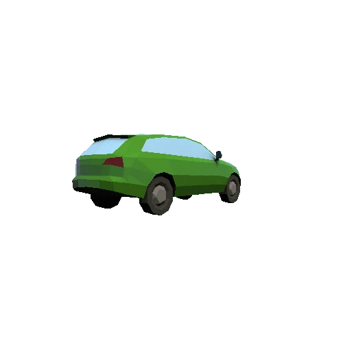 PaperCarsSUV1DayGreen Variant